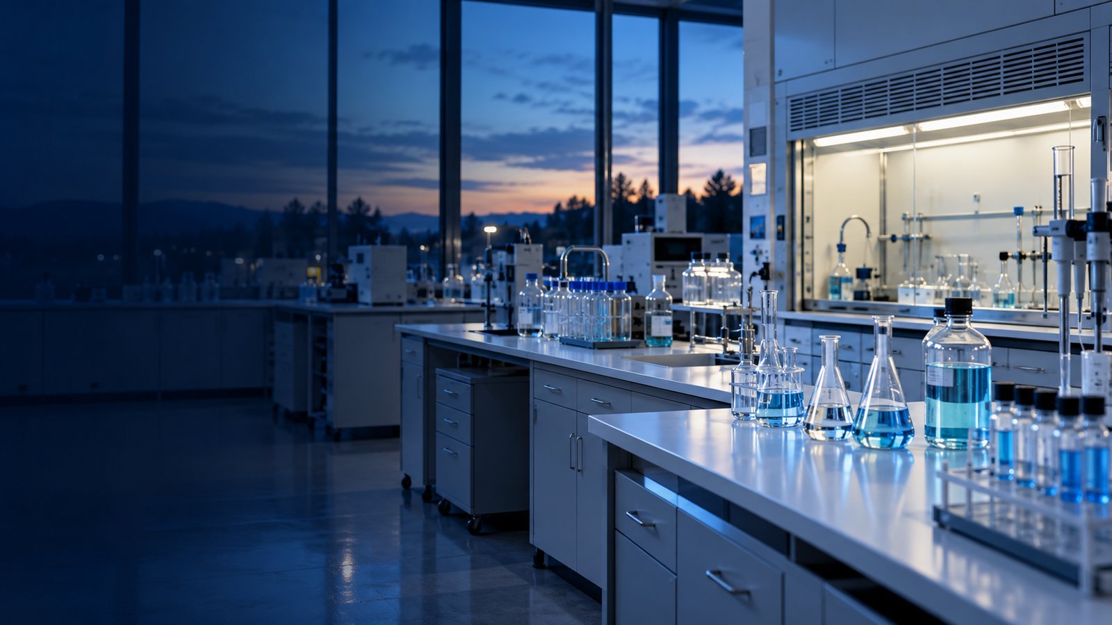 Laboratory testing of water-treatment chemistry